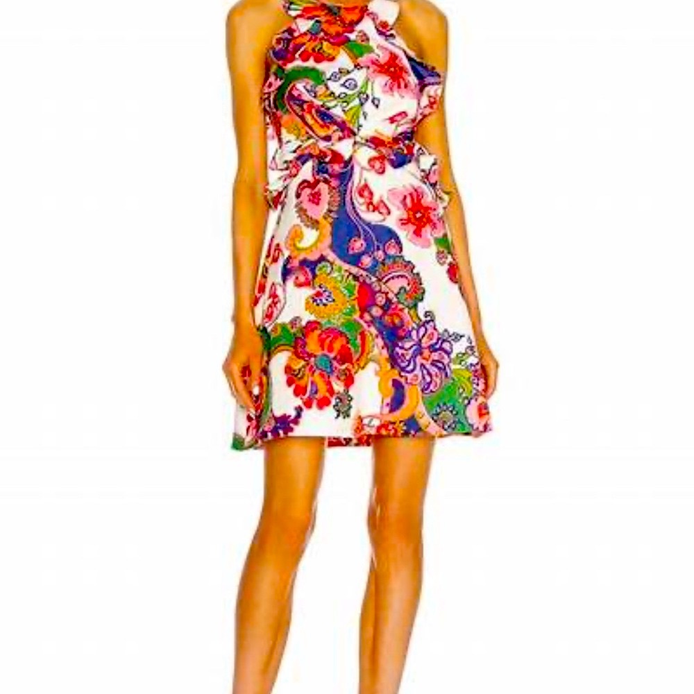 Zimmermann Lovestruck Halter Mini Dress AU0